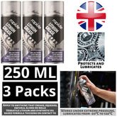 3X Rapide Lithium Grease 250ml Spray Paint